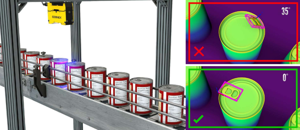 Inspección de alta calidad de latas y botes de vidrio con la solución de visión artificial Rigel